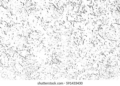 Distressed overlay texture of cracked concrete, stone or asphalt. grunge background. abstract halftone vector illustration