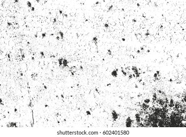 Distressed overlay texture of cracked concrete, stone or asphalt. grunge background. abstract halftone vector illustration
