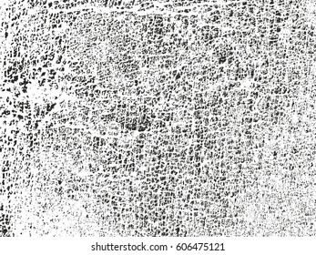 Distressed overlay texture of cracked concrete, stone or asphalt. grunge background. abstract halftone vector illustration