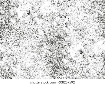 Distressed overlay texture of cracked concrete, stone or asphalt. grunge background. abstract halftone vector illustration
