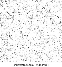 Distressed overlay texture of cracked concrete, stone or asphalt. grunge background. abstract halftone vector illustration
