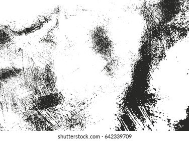 Distressed overlay texture of cracked concrete, stone or asphalt. grunge background. abstract halftone vector illustration