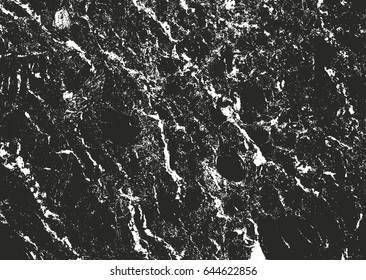 Distressed overlay texture of cracked concrete, stone or asphalt. grunge background. abstract halftone vector illustration