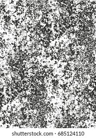 Distressed overlay texture of cracked concrete, stone or asphalt. grunge background. abstract halftone vector illustration