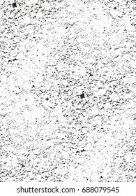 Distressed overlay texture of cracked concrete, stone or asphalt. grunge background. abstract halftone vector illustration