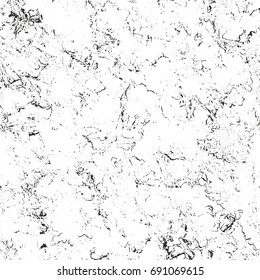 Distressed overlay texture of cracked concrete, stone or asphalt. grunge background. abstract vector illustration