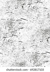Distressed overlay texture of cracked concrete, stone or asphalt. grunge background. abstract halftone vector illustration