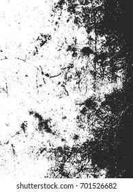 Distressed overlay texture of cracked concrete, stone or asphalt. grunge background. abstract halftone vector illustration