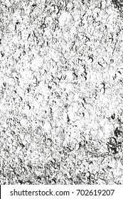Distressed overlay texture of cracked concrete, stone or asphalt. grunge background. abstract halftone vector illustration