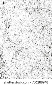 Distressed overlay texture of cracked concrete, stone or asphalt. grunge background. abstract halftone vector illustration