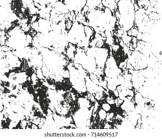 Distressed overlay texture of cracked concrete, stone or asphalt. grunge background. abstract halftone vector illustration