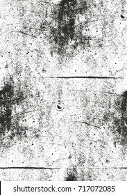 Distressed overlay texture of cracked concrete, stone or asphalt. grunge background. abstract halftone vector illustration