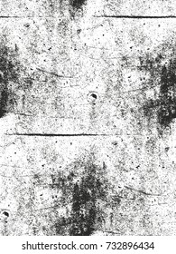 Distressed overlay texture of cracked concrete, stone or asphalt. grunge background. abstract halftone vector illustration