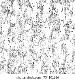 Distressed overlay texture of cracked concrete, stone or asphalt. grunge background. abstract halftone vector illustration