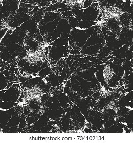 Distressed overlay texture of cracked concrete, stone or asphalt. grunge background. abstract halftone vector illustration