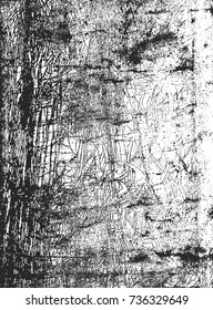 Distressed overlay texture of cracked concrete, stone or asphalt. grunge background. abstract halftone vector illustration