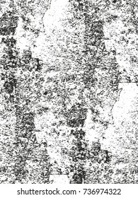 Distressed overlay texture of cracked concrete, stone or asphalt. grunge background. abstract halftone vector illustration