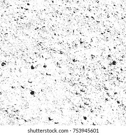 Distressed overlay texture of cracked concrete, stone or asphalt. grunge background. abstract halftone vector illustration