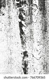 Distressed overlay texture of cracked concrete, stone or asphalt. grunge background. abstract halftone vector illustration