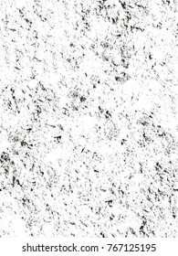 Distressed overlay texture of cracked concrete, stone or asphalt. grunge background. abstract halftone vector illustration