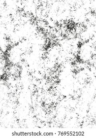 Distressed overlay texture of cracked concrete, stone or asphalt. grunge background. abstract halftone vector illustration