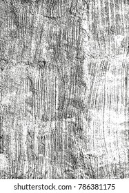 Distressed overlay texture of cracked concrete, stone or asphalt. grunge background. abstract halftone vector illustration