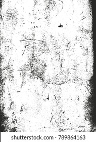 Distressed overlay texture of cracked concrete, stone or asphalt. grunge background. abstract halftone vector illustration