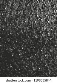 Distressed overlay texture of crocodile or snake skin leather, grunge vector background.
