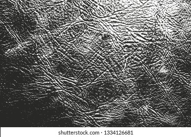 Distressed overlay texture of crocodile or snake skin leather, grunge background. abstract halftone vector illustration