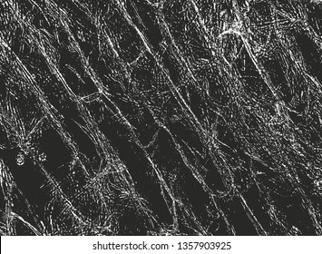 Distressed overlay texture of crocodile or snake skin leather, grunge background. abstract halftone vector illustration