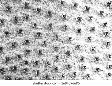 Distressed overlay texture of crocodile or snake skin leather, grunge background. abstract halftone vector illustration