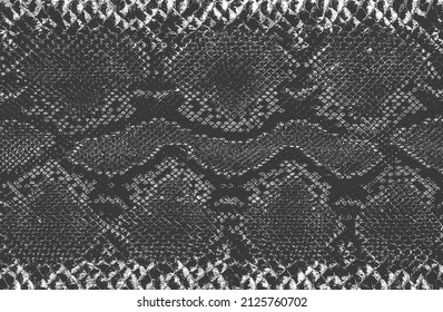 Distressed overlay texture of crocodile or snake skin leather, grunge background. abstract halftone vector illustration