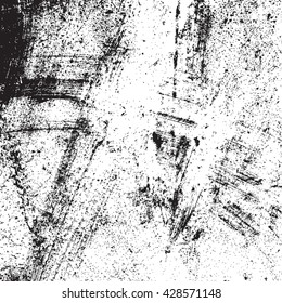 Distressed Overlay Texture. Empty Grunge Design Element. Retro Dirty Background. Distress Grunge Overlay. EPS10 vector.