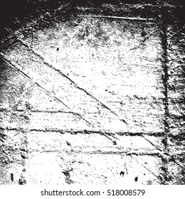 Distressed Overlay Texture. Empty grunge background for making aged your design. EPS10 vector.