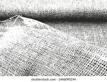 Distressed overlay texture of fabric. Textile with eastern floral ornament, leaves and flowers. grunge background. abstract halftone vector illustration.