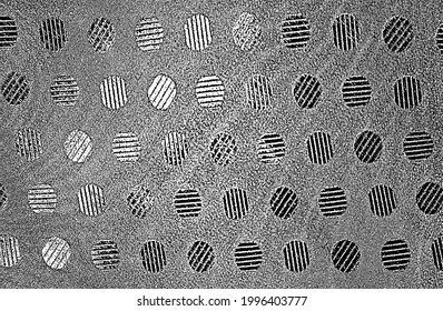 Distressed overlay texture of fabric. Textile with eastern dotted ornament. grunge background. abstract halftone vector illustration.