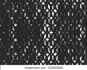 Distressed overlay texture of floor tiles. grunge background. abstract halftone vector illustration.