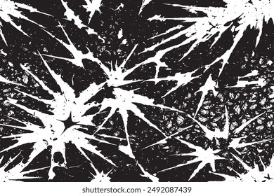 Distressed Overlay Texture Grunge Background  Black and White Abstract Vector with Dirt Texture 