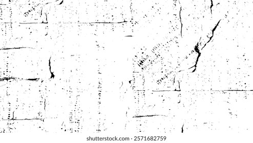 Distressed overlay texture. Grunge background. Grunge black and white pattern. Monochrome particles abstract texture. Vector Illustration. 