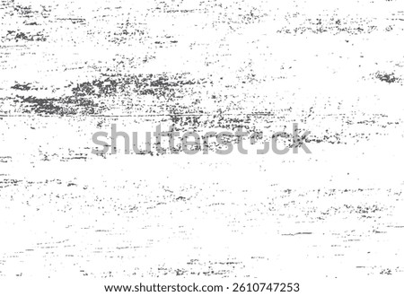 Distressed overlay texture. Grunge background. Dirty monochrome pattern of the old worn surface. Vintage worn pattern. The surface is covered with scratches.	