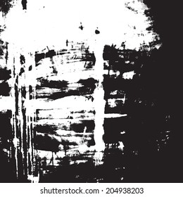 Distressed overlay texture - messy wall. EPS10 vector.