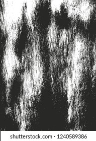 Distressed overlay texture of natural fur, grunge vector background. abstract halftone vector illustration