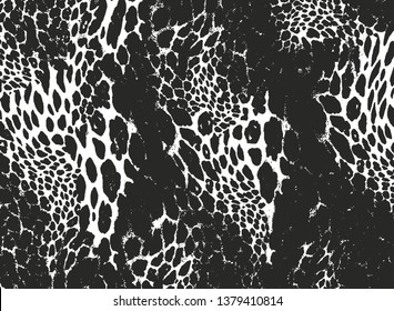 Distressed overlay texture of natural fur, grunge vector background. abstract halftone vector illustration