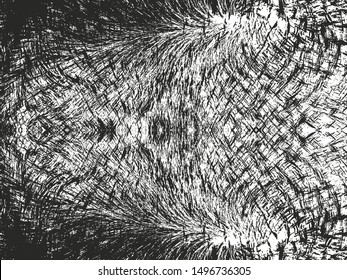 Distressed overlay texture of natural fur, grunge vector background. abstract halftone vector illustration