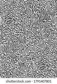 A Distressed overlay texture of natural fur, grunge vector background. abstract halftone vector illustration. EPS 10