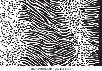 Distressed overlay texture of natural fur, grunge vector background. abstract halftone 
