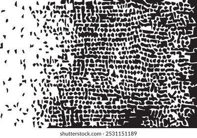 Texture de recouvrement en dégradé de fourrure naturelle, arrière-plan grunge Image vectorielle. simili 