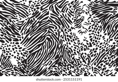 Distressed overlay texture of natural fur, grunge vector background. abstract halftone 