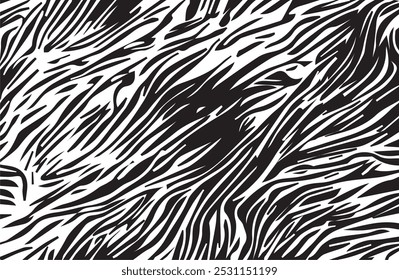 Distressed overlay texture of natural fur, grunge vector background. abstract halftone 