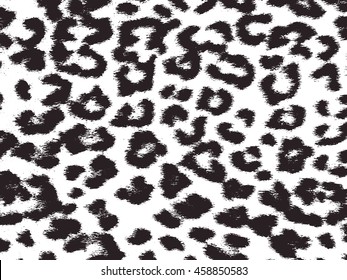 Distressed overlay texture of natural fur, grunge vector background. abstract halftone vector illustration